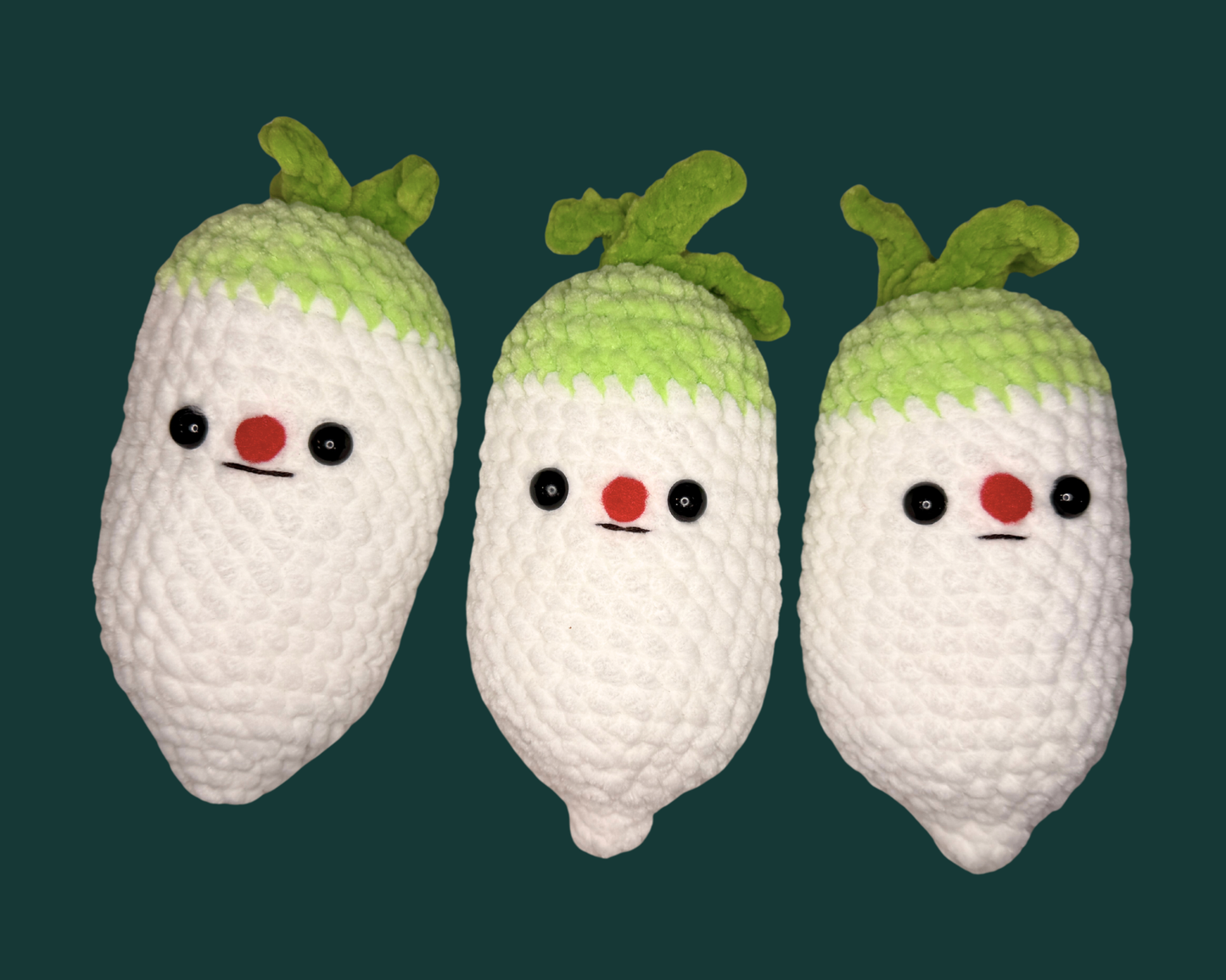 Daikon Radish Crochet Pattern