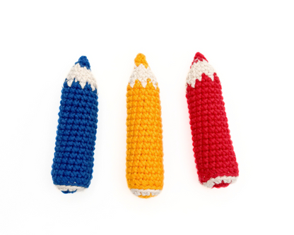 Pencil + Colored Pencil 2-in-1 Crochet Pattern