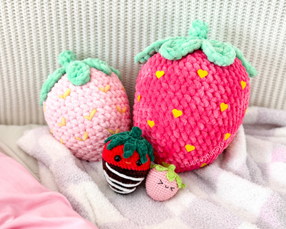 Giant Strawberry Crochet Pattern