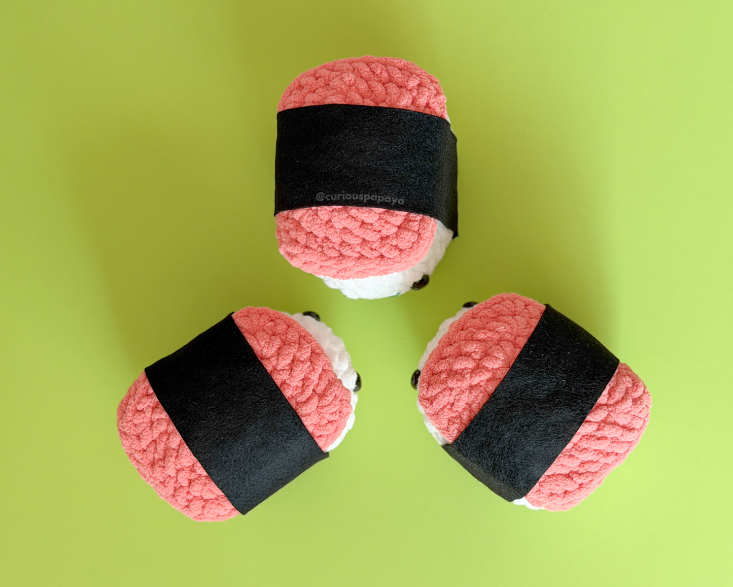 Spam Musubi Crochet Pattern