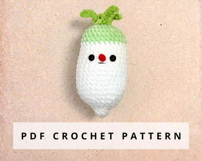 Daikon Radish Crochet Pattern
