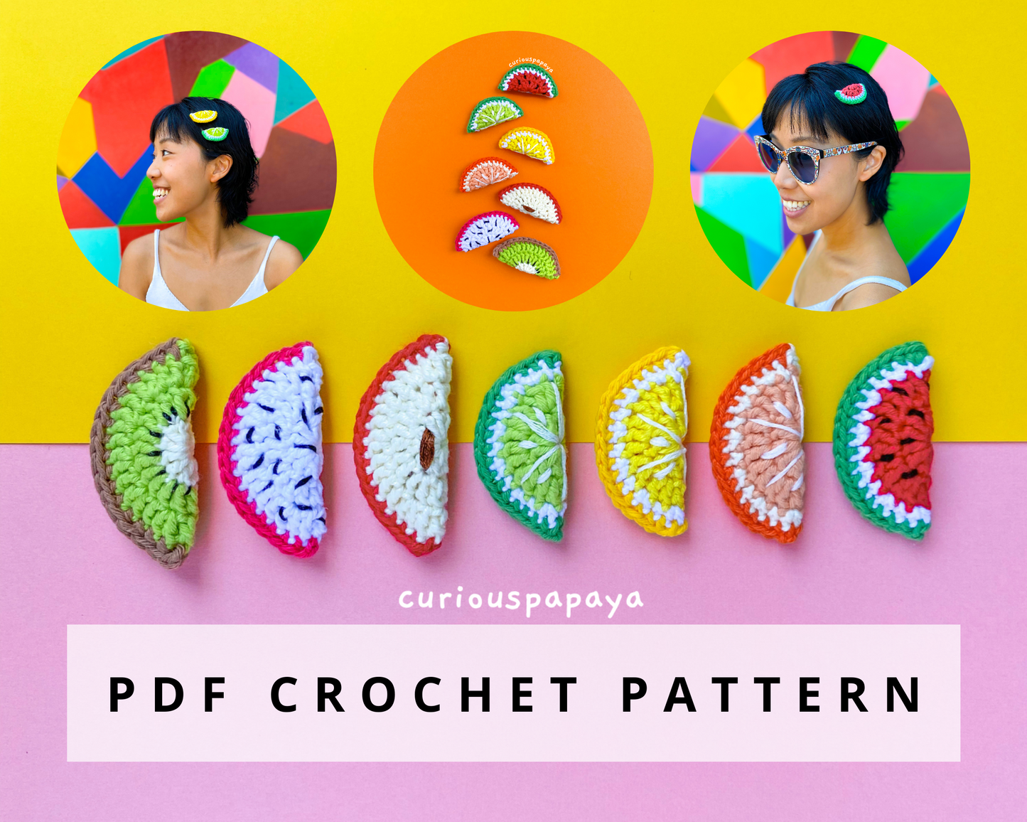 Fruit Slices Crochet Pattern