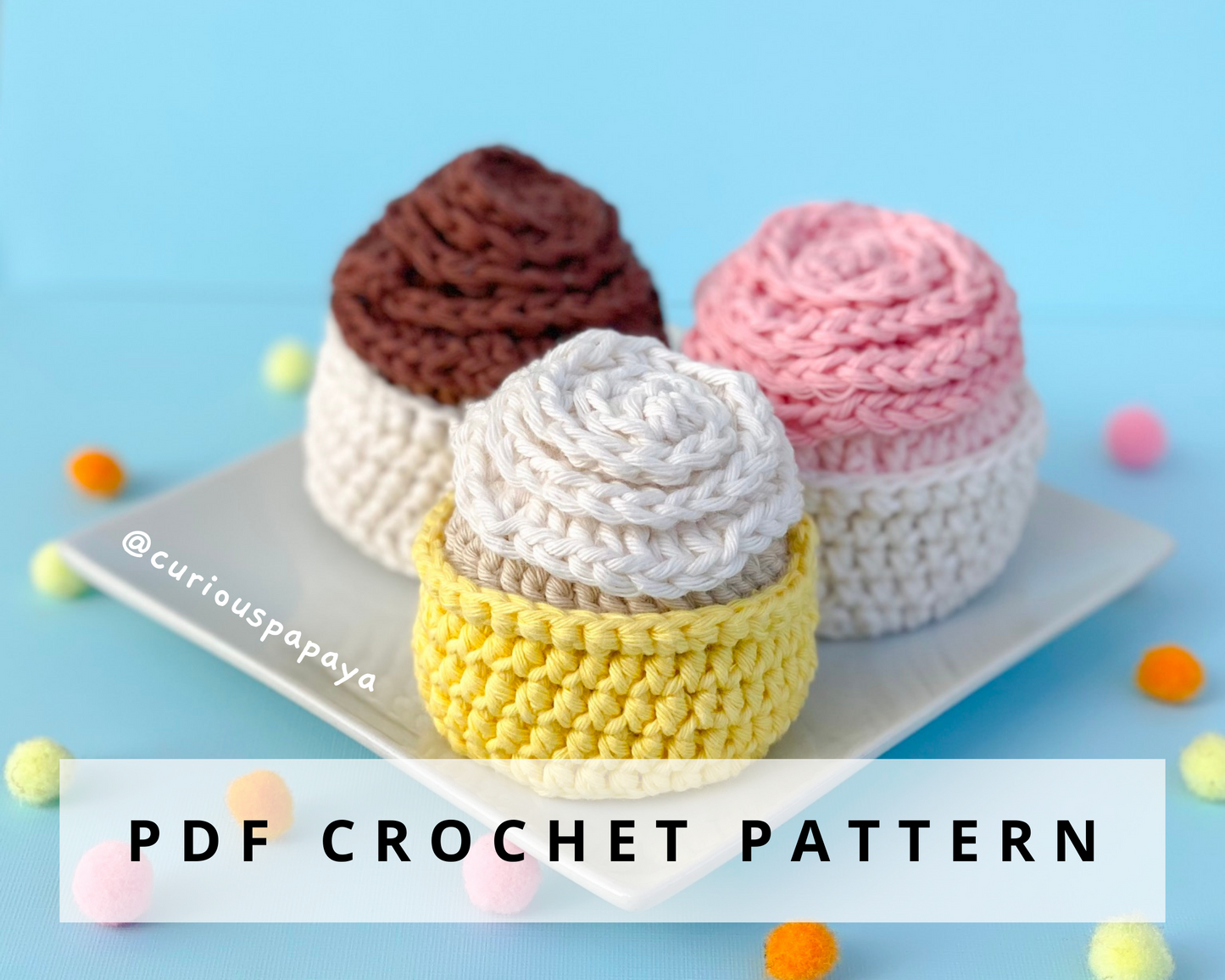 Cupcake Crochet Pattern