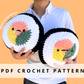 Giant Kimbap Crochet Pattern