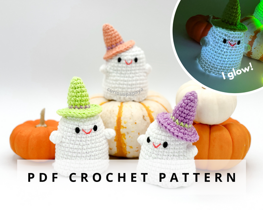 Glow In The Dark Ghost Crochet Pattern