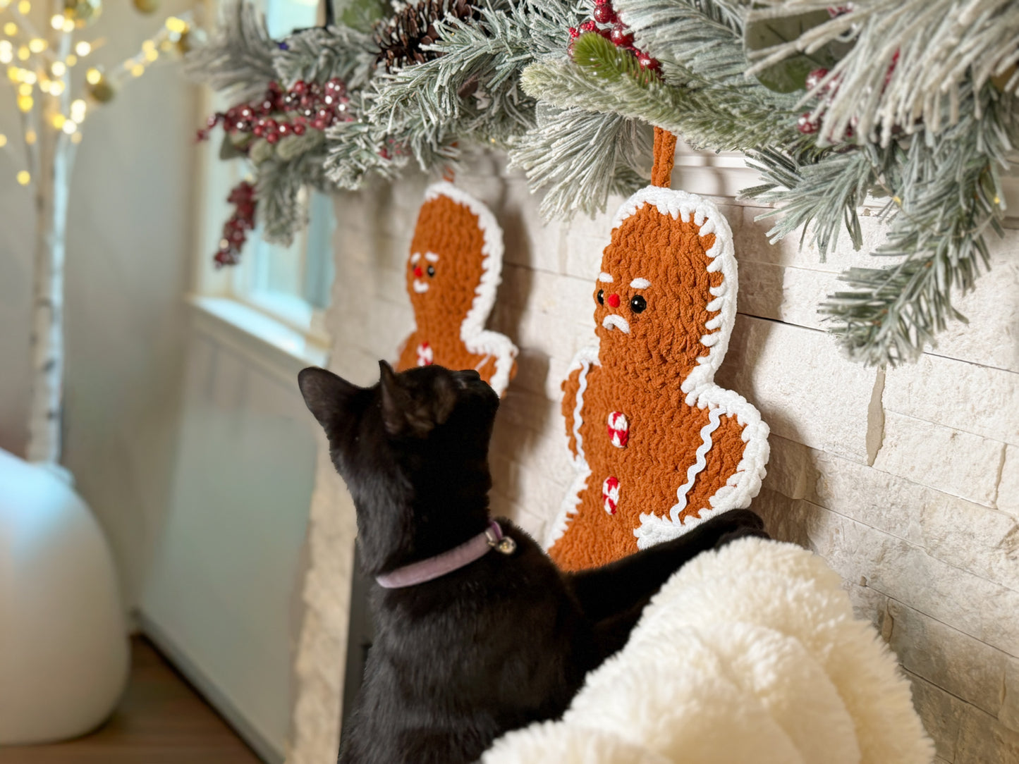 Gingerbread Stockings Crochet Pattern