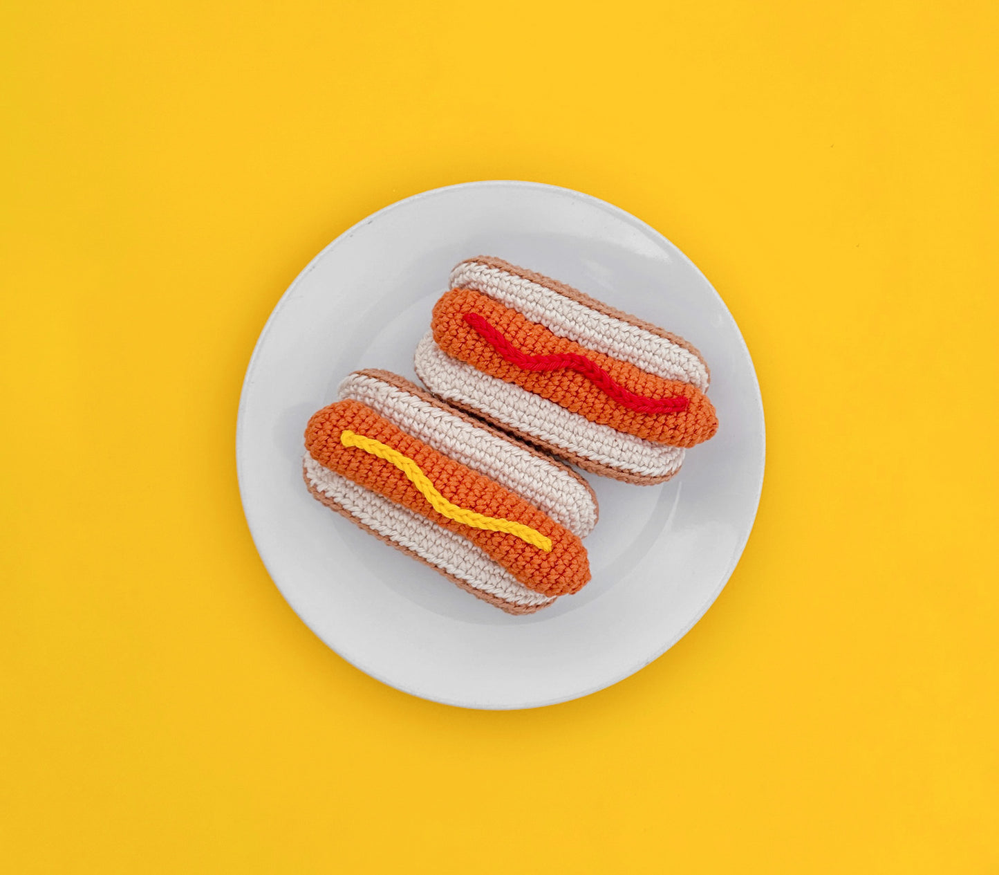 Hot Dog Crochet Pattern