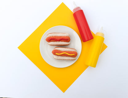 Hot Dog Crochet Pattern