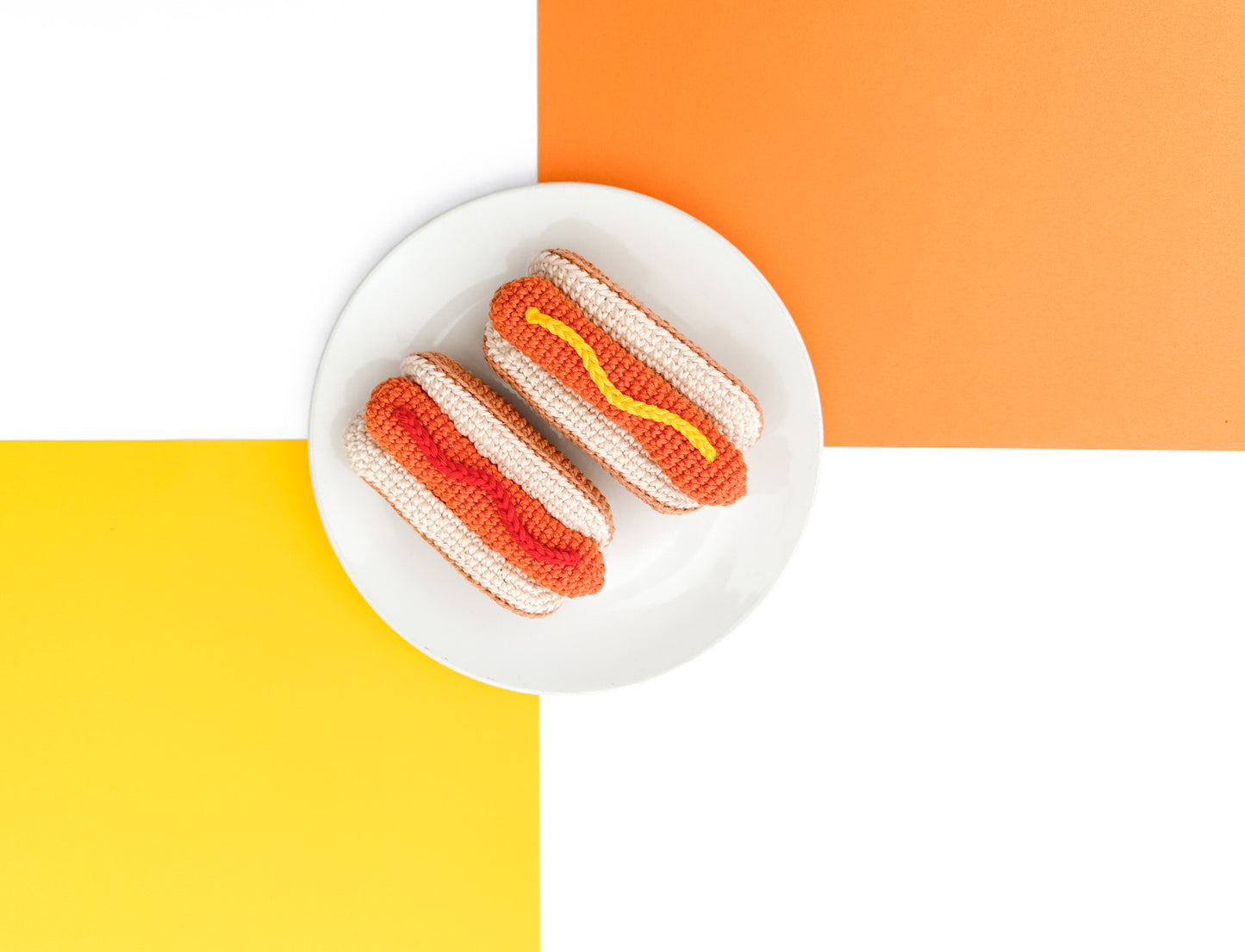 Hot Dog Crochet Pattern