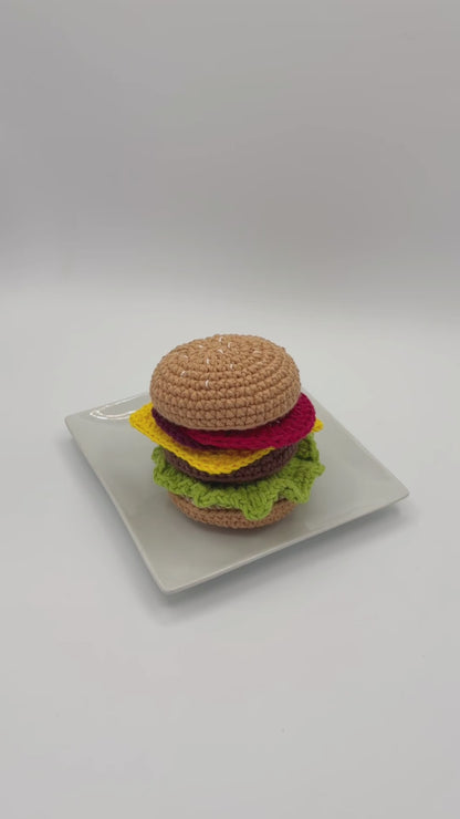 Burger Crochet Pattern