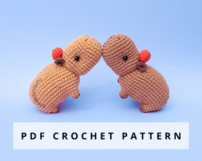 Capybara Crochet Pattern