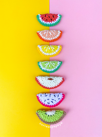 Fruit Slices Crochet Pattern