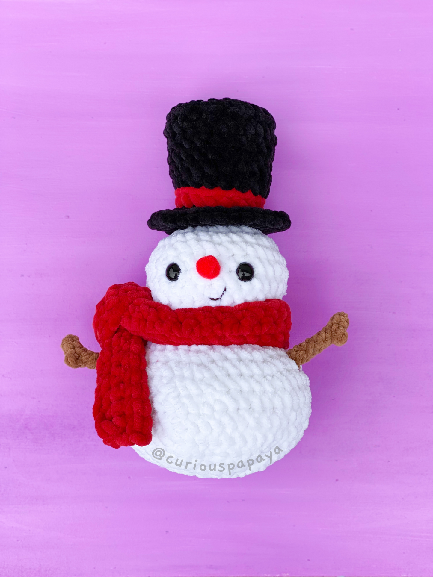 Dress Up Snowman Crochet Pattern