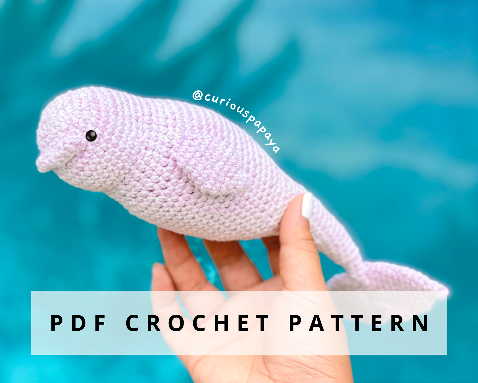 Beluga Whale Crochet Pattern – curiouspapaya