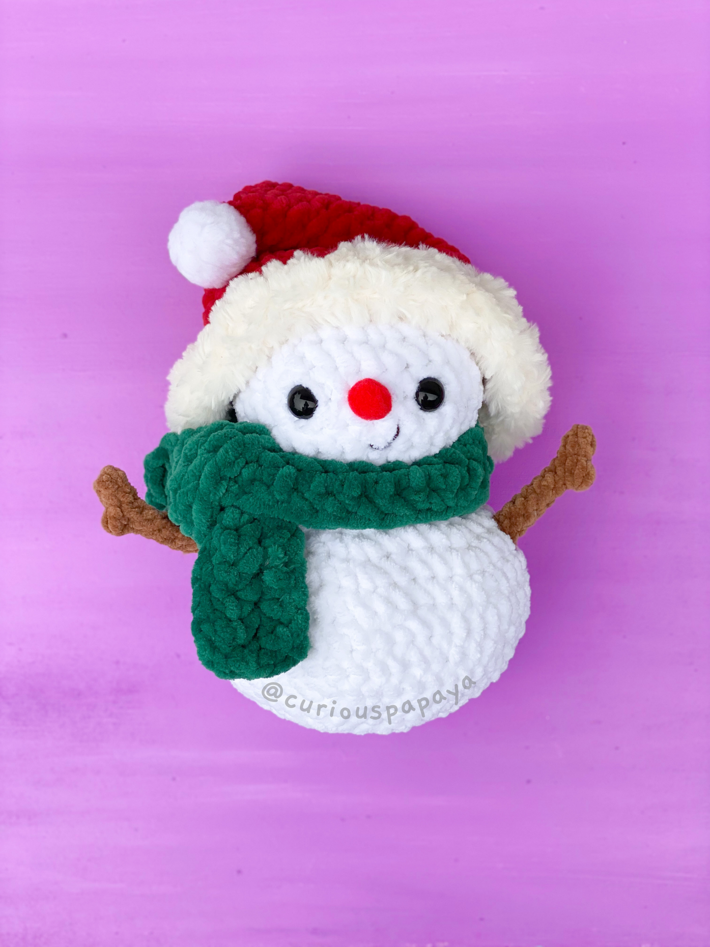 Dress Up Snowman Crochet Pattern