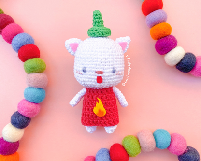 Sir Racha the Cat Crochet Pattern