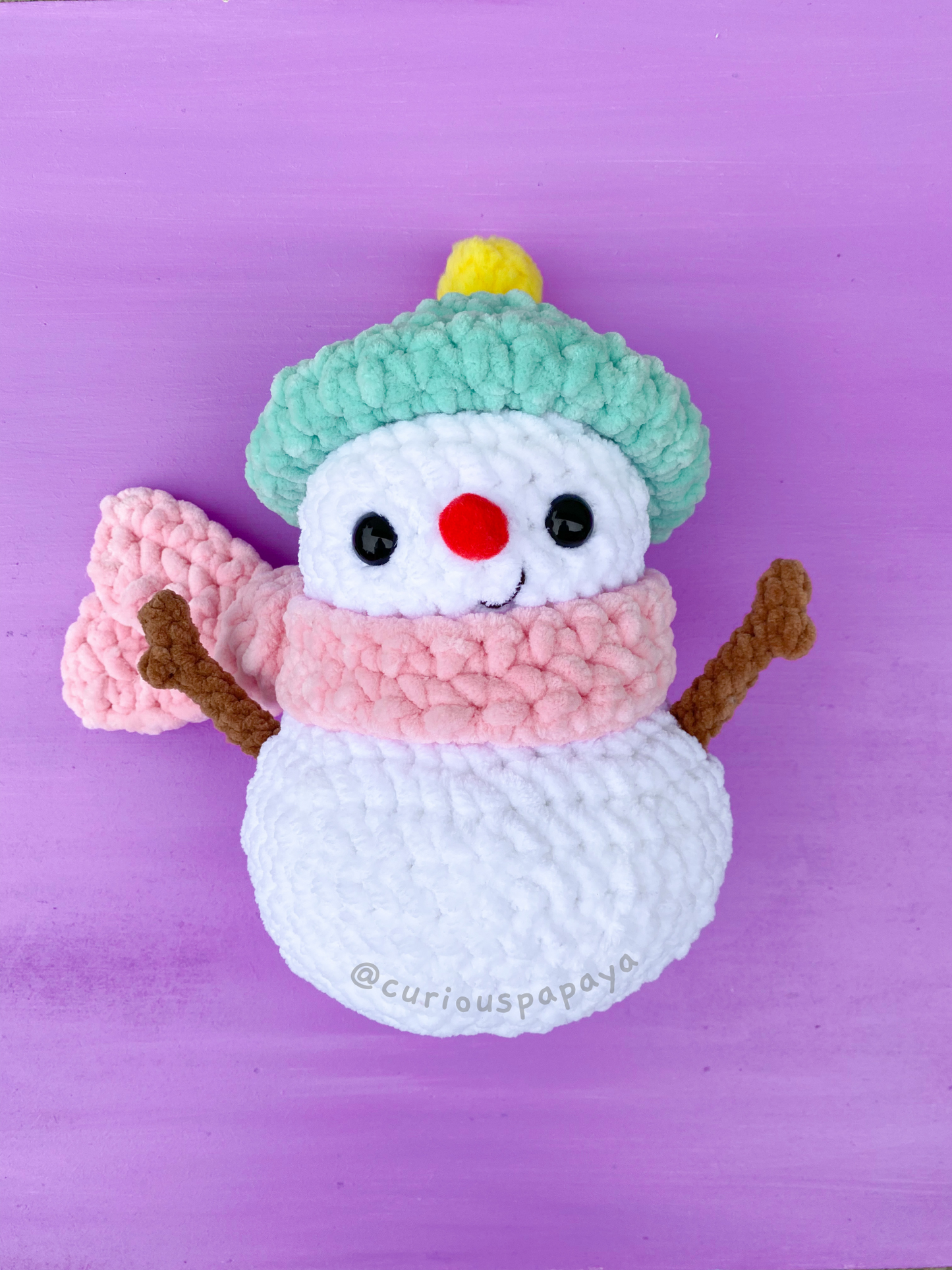 Dress Up Snowman Crochet Pattern