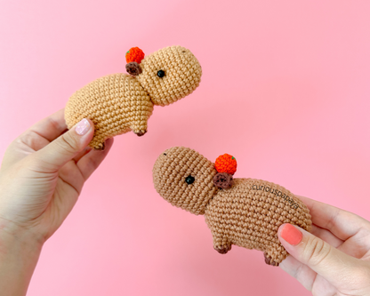 Capybara Crochet Pattern