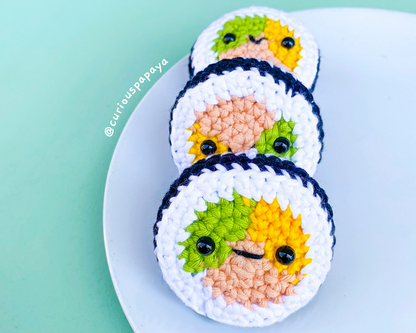 Kimbap Crochet Pattern