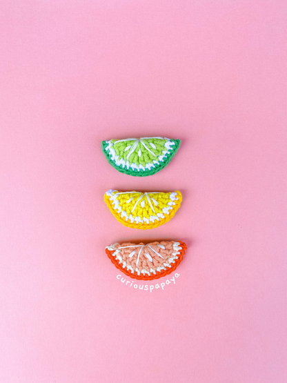 Fruit Slices Crochet Pattern