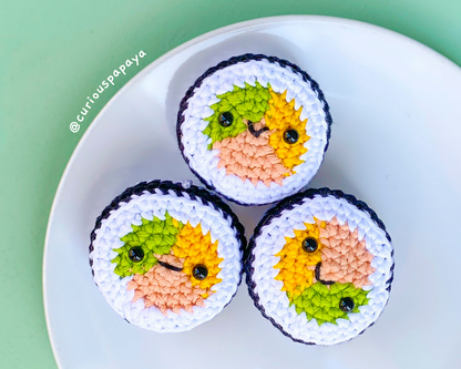 Kimbap Crochet Pattern