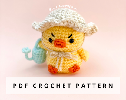 Gertrude the Grumpy Chick Crochet Pattern