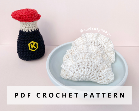 Soy Sauce and Dumplings 2-in-1 Crochet Pattern