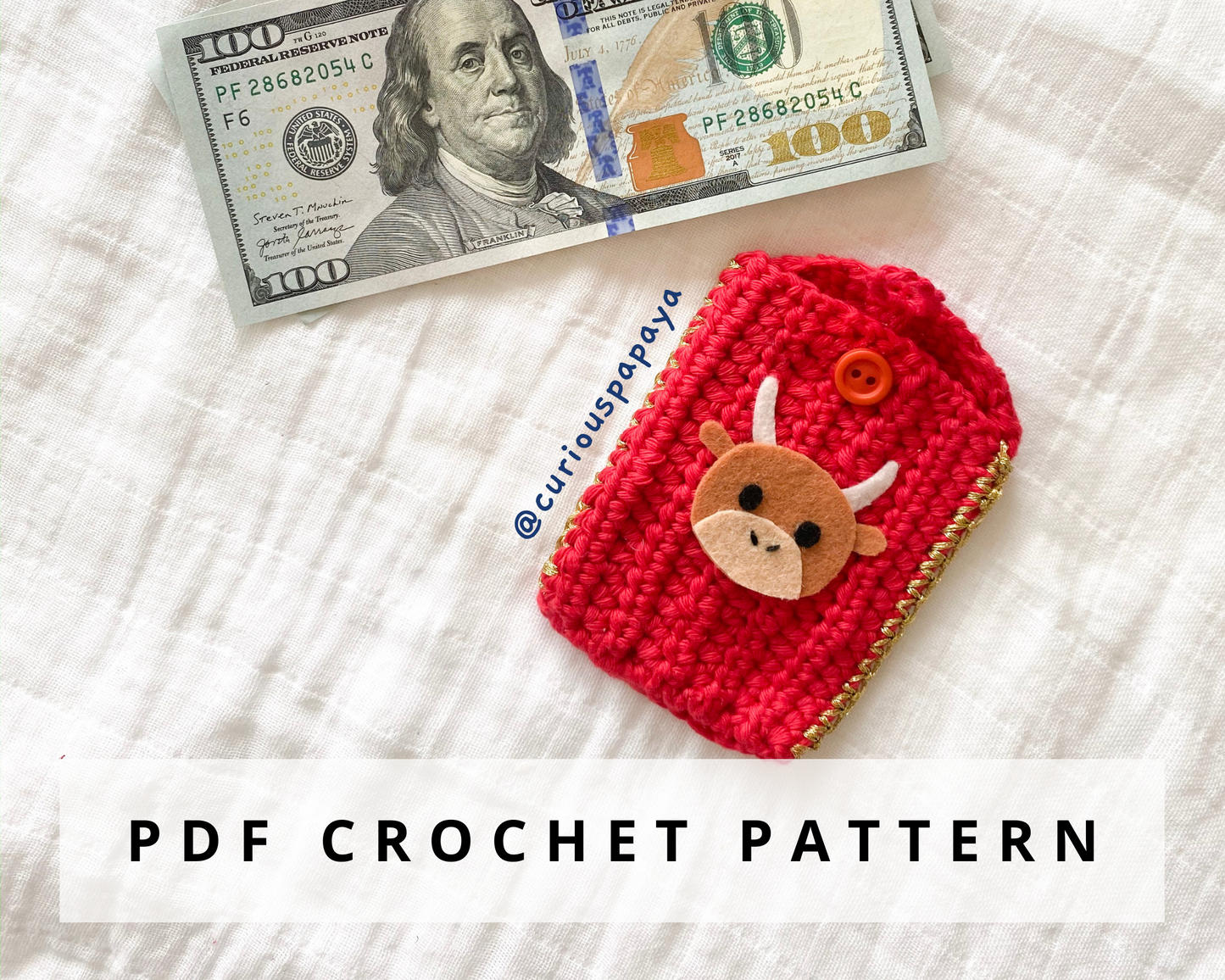 Red Envelope (Hong Bao) Crochet Pattern