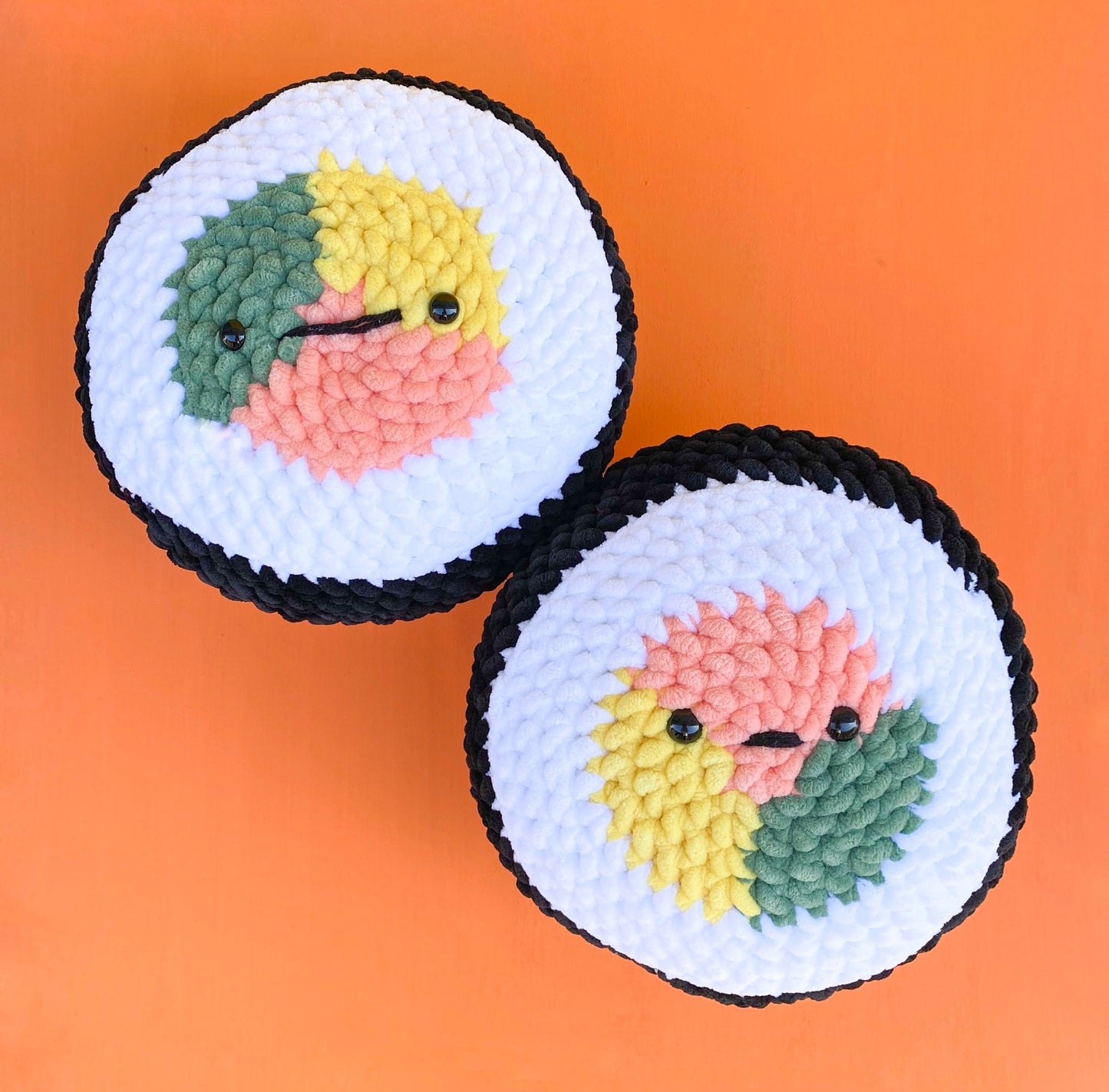 Giant Kimbap Crochet Pattern