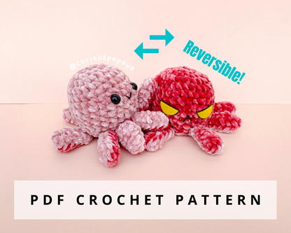 Reversible Octopus Crochet Pattern