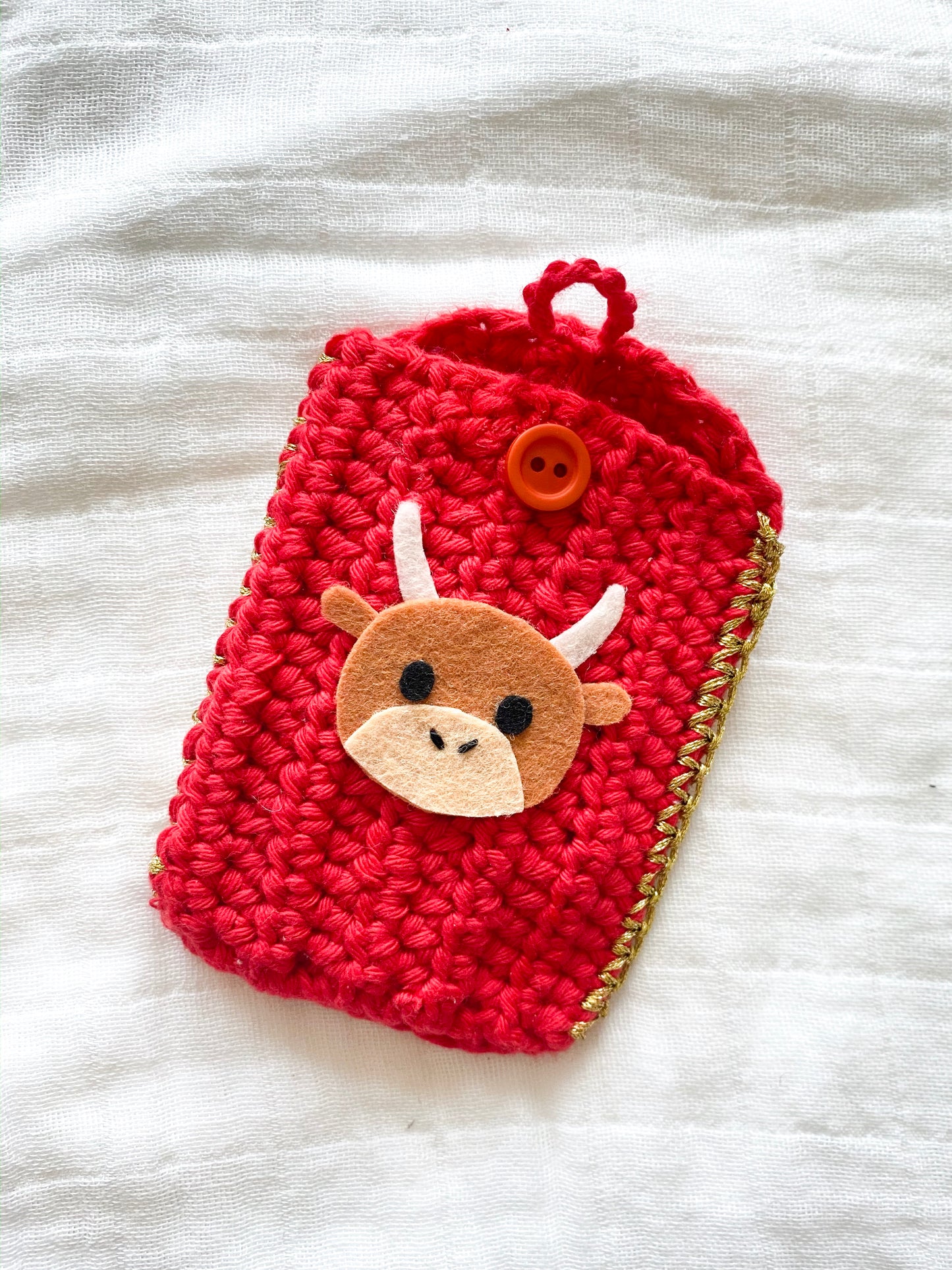 Red Envelope (Hong Bao) Crochet Pattern